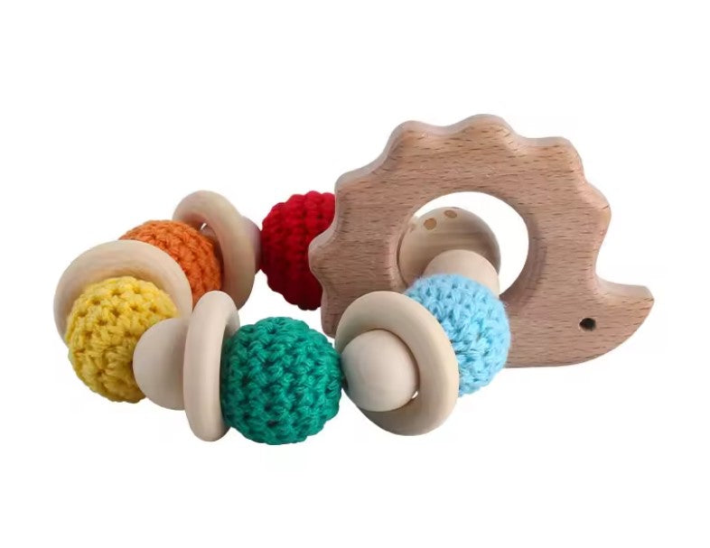 Jouets interactifs en bois pour rongeurs