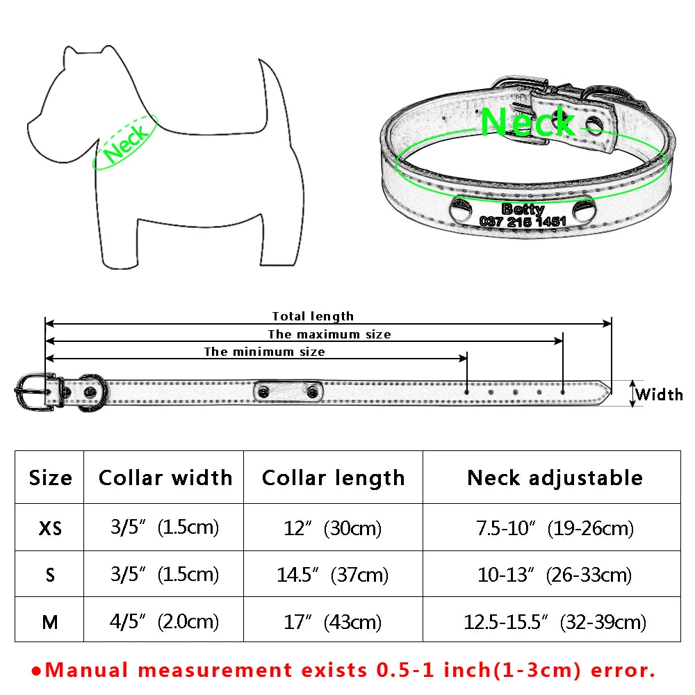 Collier en cuir personnalisé pour chat