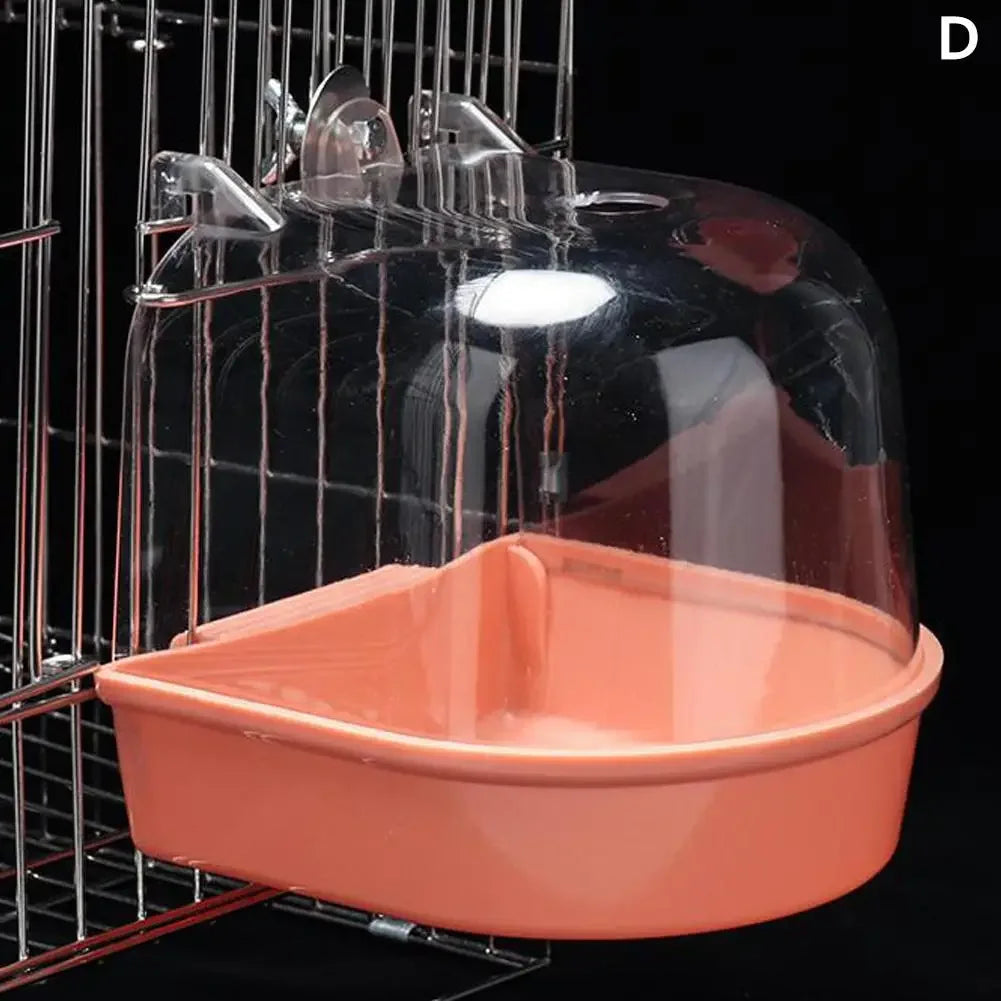 Boîte de bain d'oiseaux suspendue pour cage