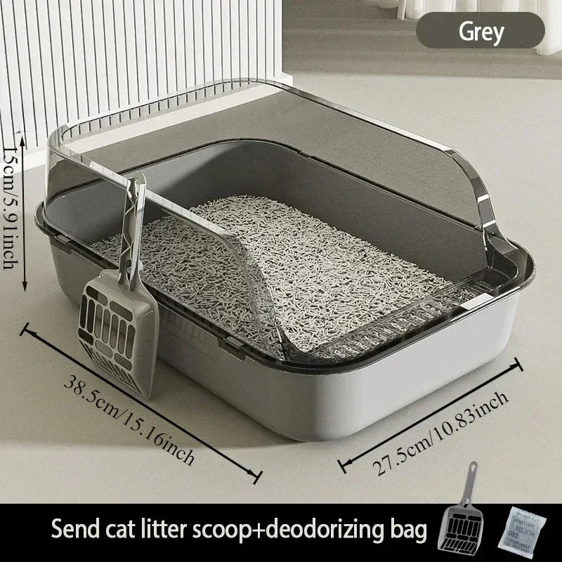 Litière semi-ouverte pour chaton