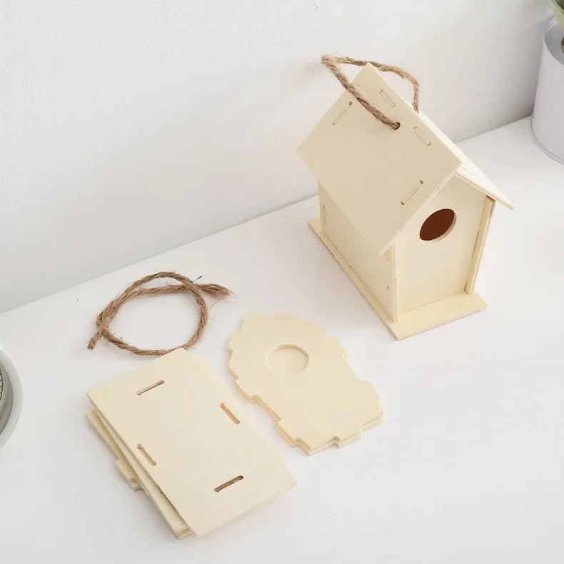Kit maison, nichoir pour petits oiseaux à personnalisé sois-même