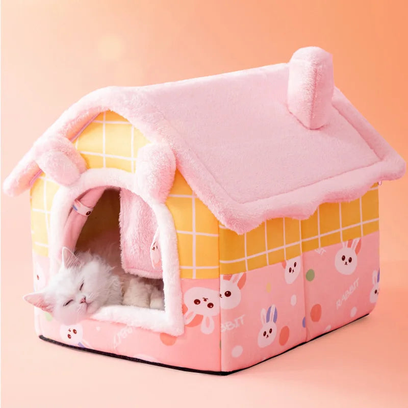 Confortable paniers lits maisons pour chien et chat