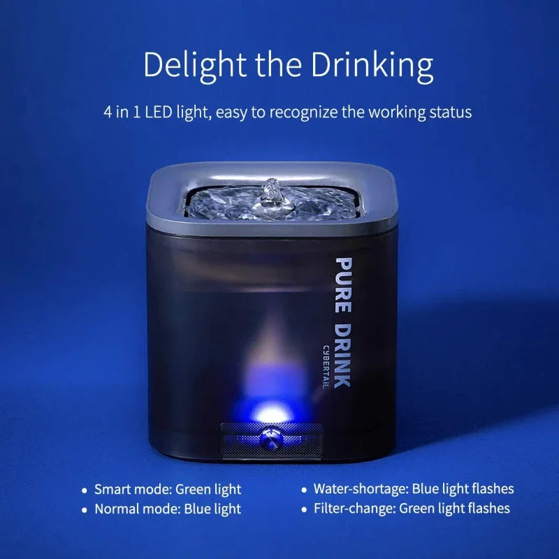 PETKIT Fontaine à eau silencieux et hygiénique avec arrêt automatique