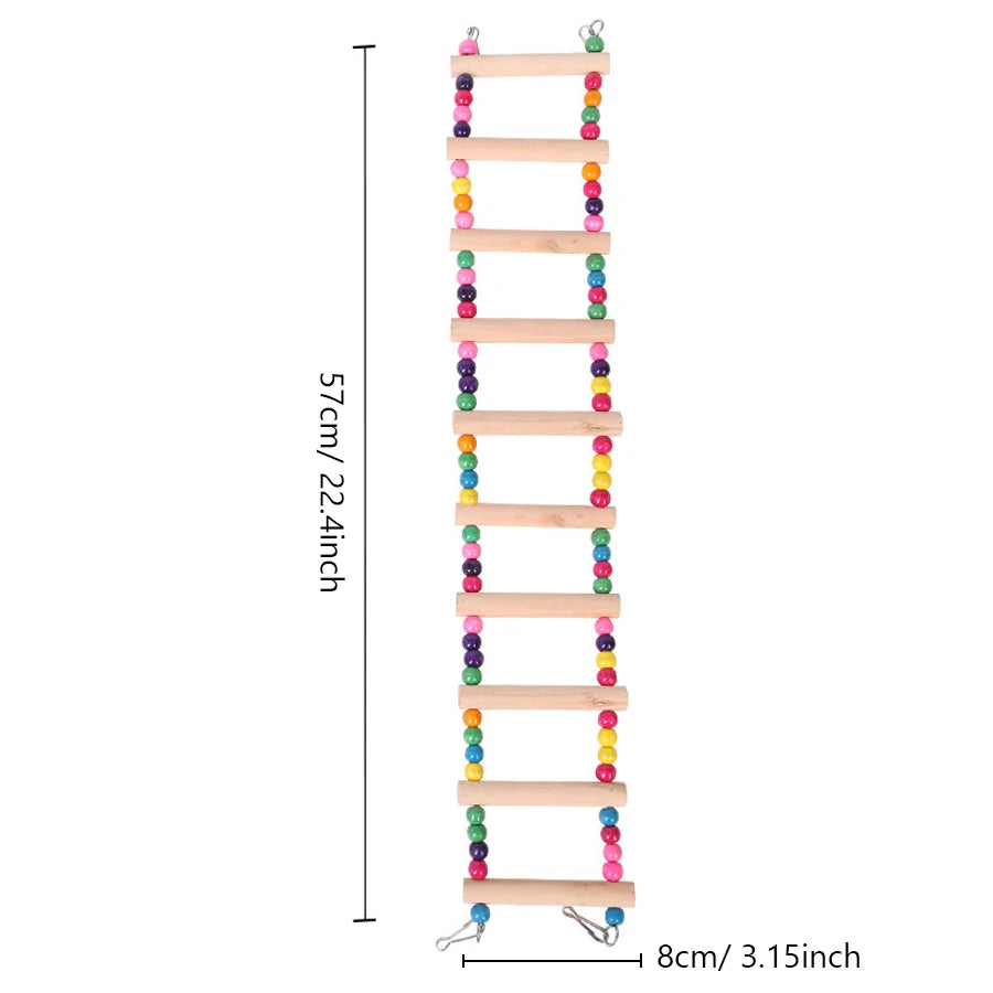 Pont en bois, jouet pour oiseaux