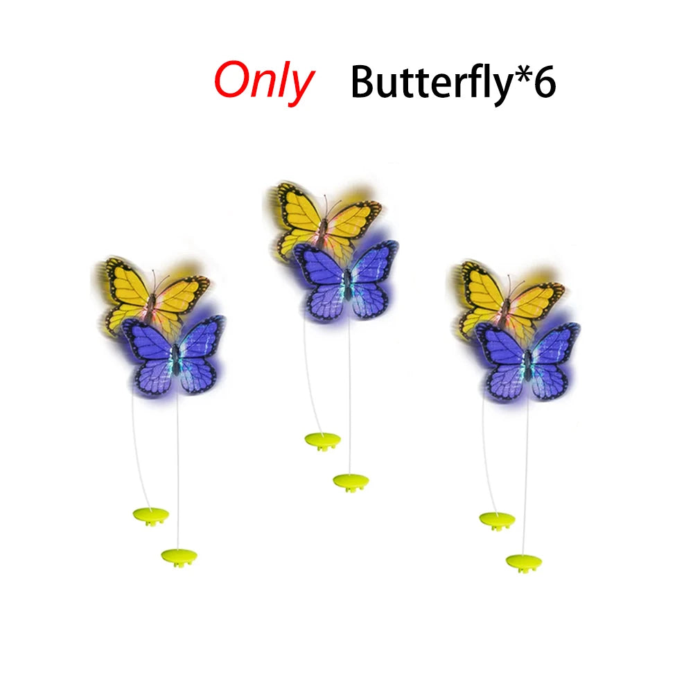 Jouet interactif chasse-papillon pour chat
