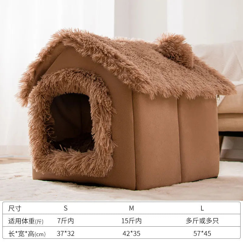 Confortable paniers lits maisons pour chien et chat