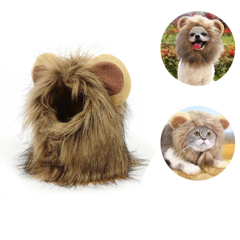 Crinière de lion pour chat et petit chien