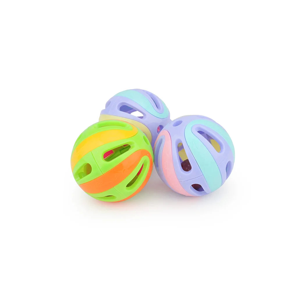 Lot de 6 jouets pour chat, balle avec anneau de cloche