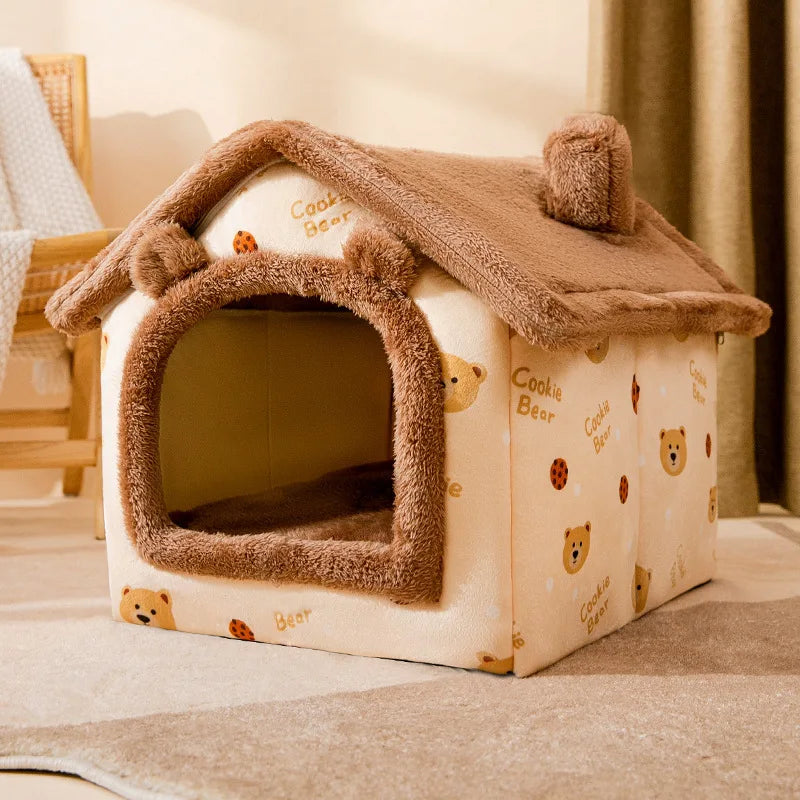 Confortable paniers lits maisons pour chien et chat