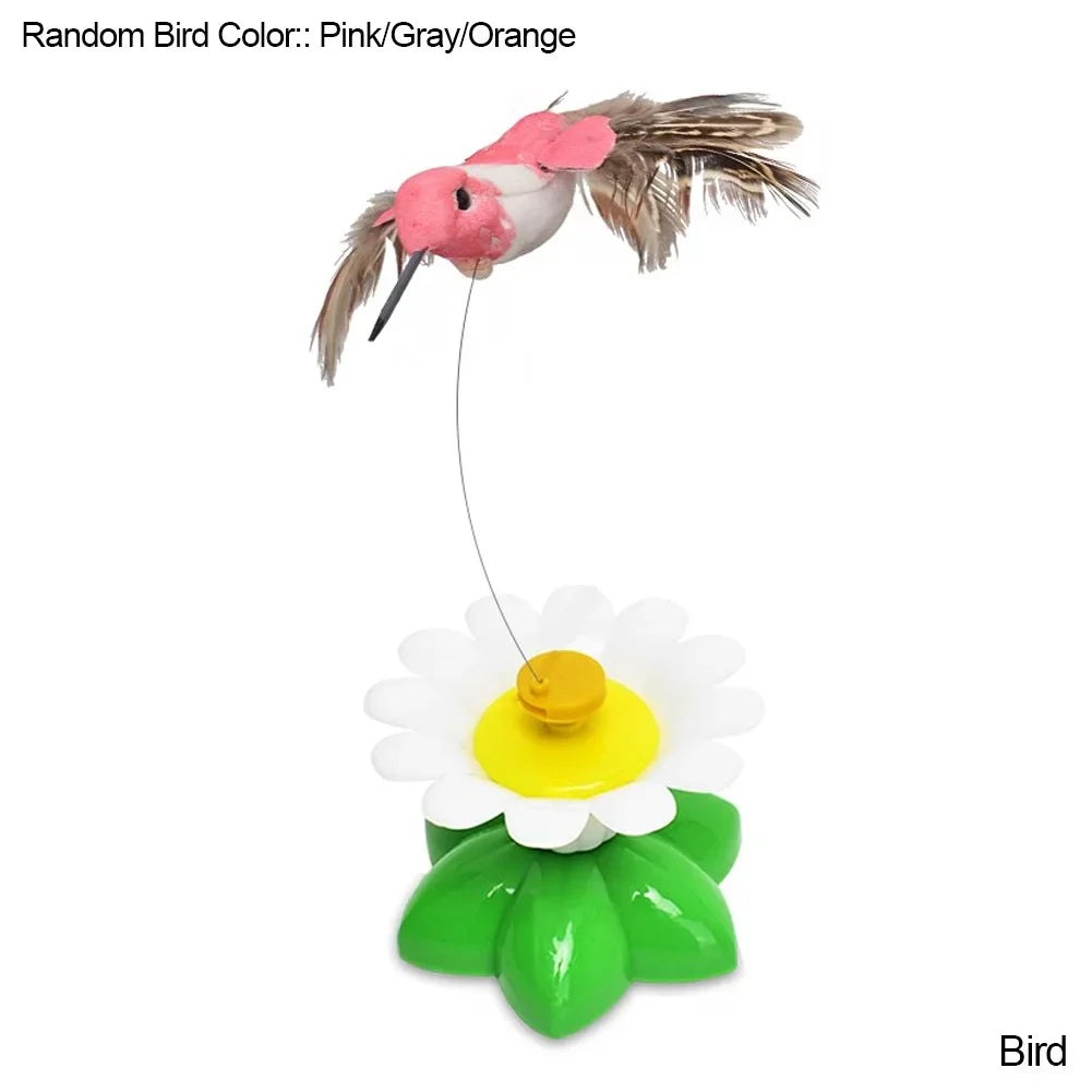 Jouet interactif chasse-papillon pour chat