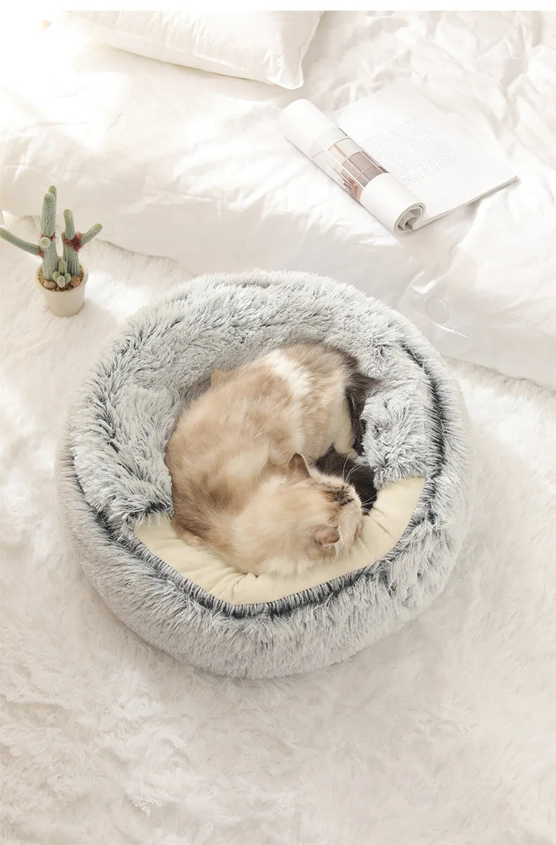 Coussin-lit doux et moelleux pour animaux de compagnie