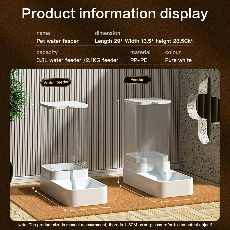 Distributeur d'eau et de nourriture pour animaux de compagnie