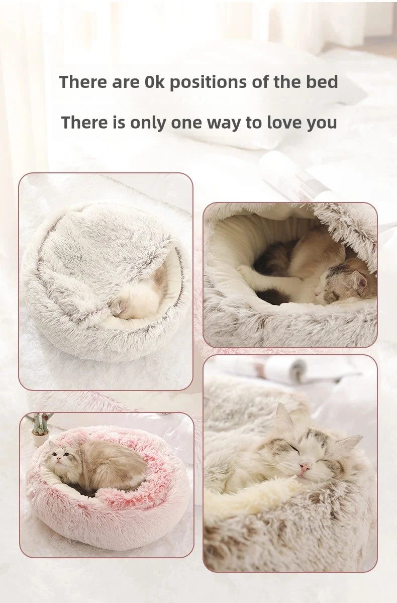 Coussin-lit doux et moelleux pour animaux de compagnie