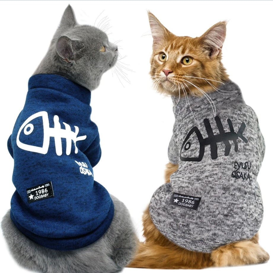 Sweat-shirt Fishbone pour animaux de compagnie&nbsp;