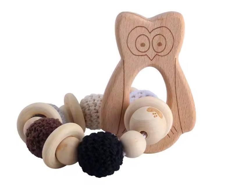 Jouets interactifs en bois pour rongeurs