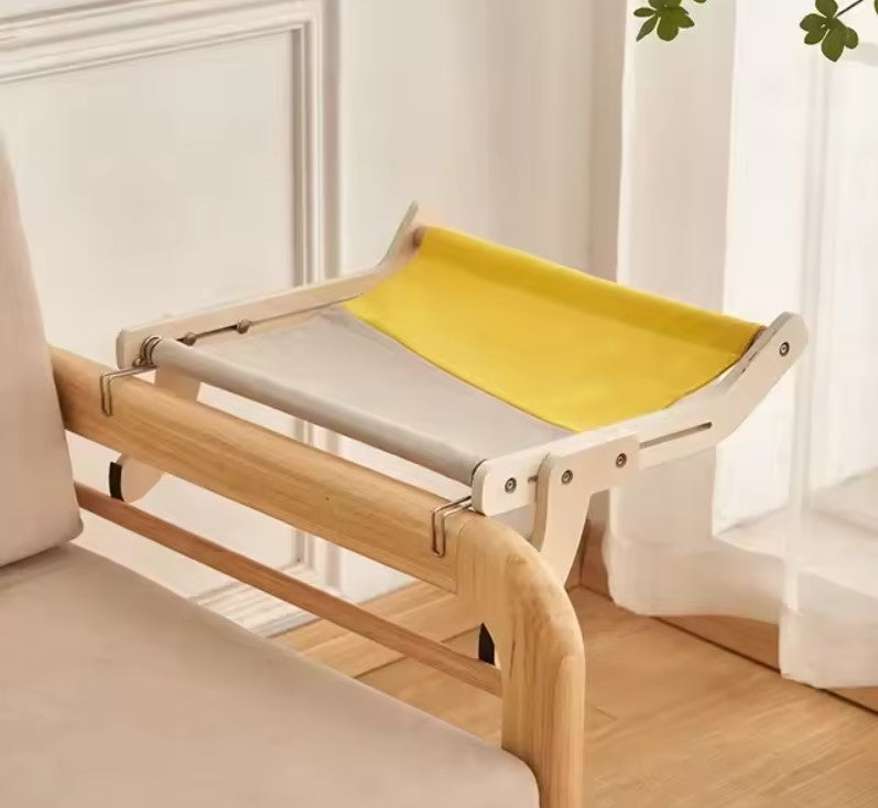 Hamac bois suspendu pour chat