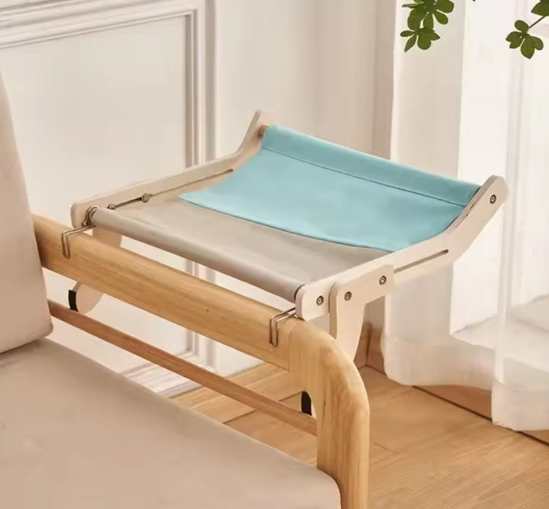 Hamac bois suspendu pour chat