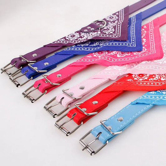 Collier bandana  pour  chien et chat