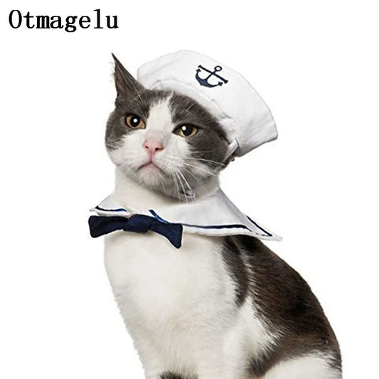 Élégante uniforme de marin Otmagelu, costume pour petit chien et chat