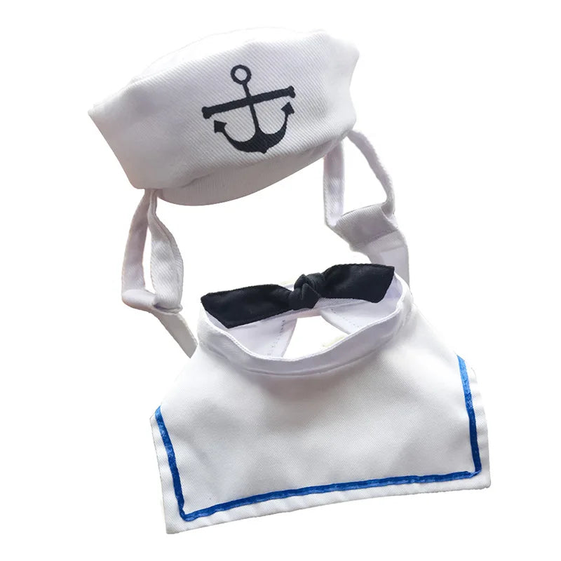 Élégante uniforme de marin Otmagelu, costume pour petit chien et chat