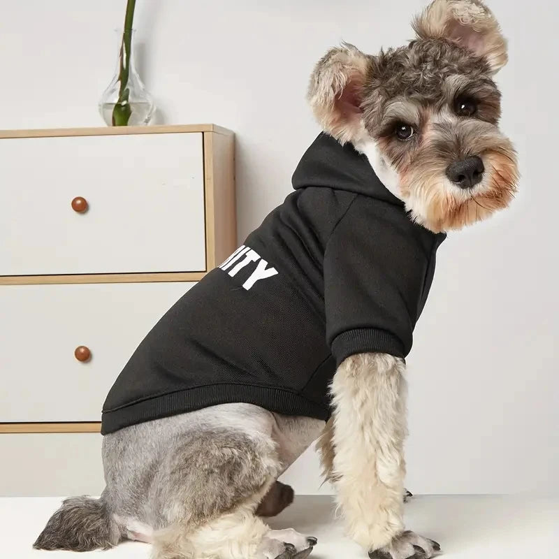 Pull Security style streatwear pour animaux de compagnie