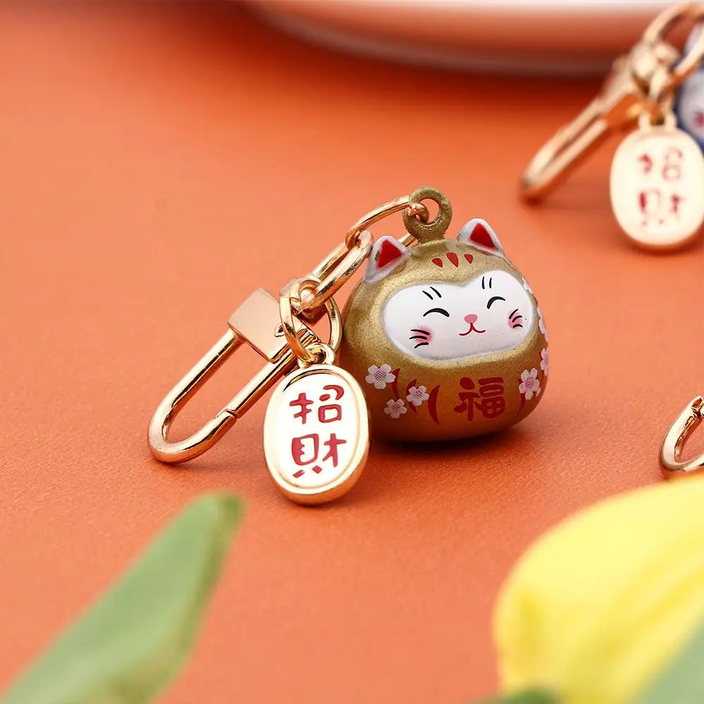 Porte-clés porte-bonheur Maneki Neko