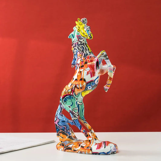 Statue Graffiti cheval