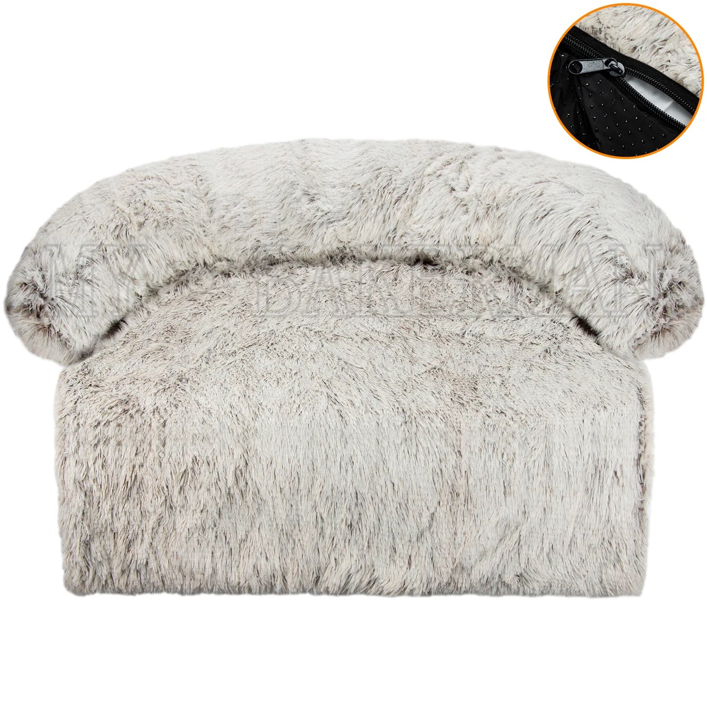 Lit pour animaux de compagnie en peluche amovible pour canapé ou lit d'interieur