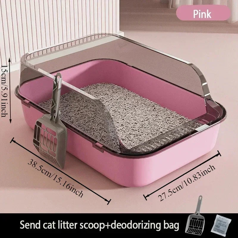 Litière semi-ouverte pour chaton