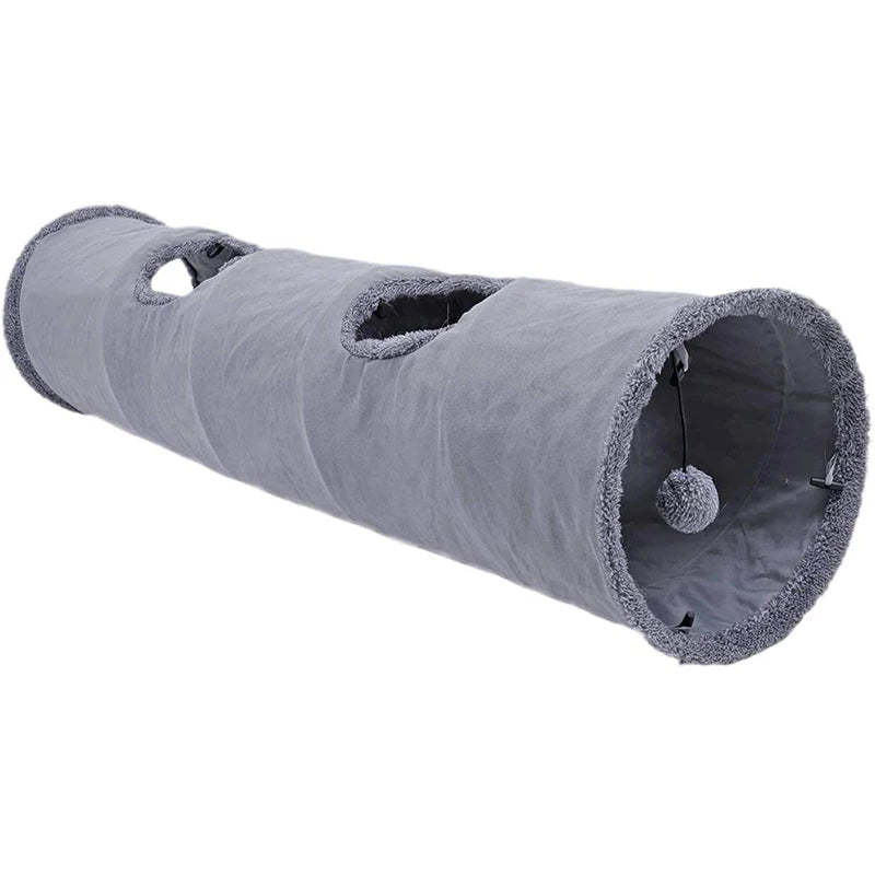 Tunnel pliable pour chat et chaton