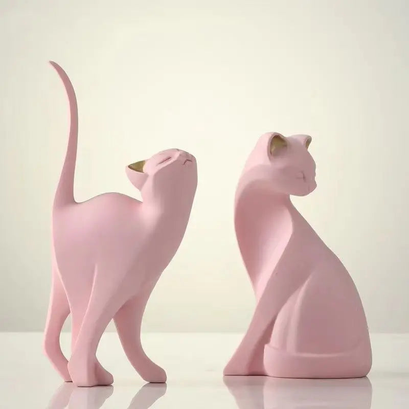 Statue Ornementale de Chatons : Douceur et Charme Félin