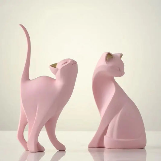 Statue Ornementale de Chatons : Douceur et Charme Félin