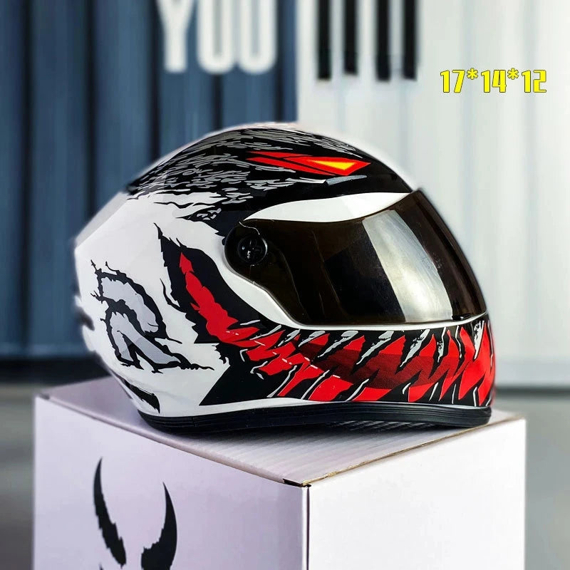 Casque de moto pour animaux de compagnie