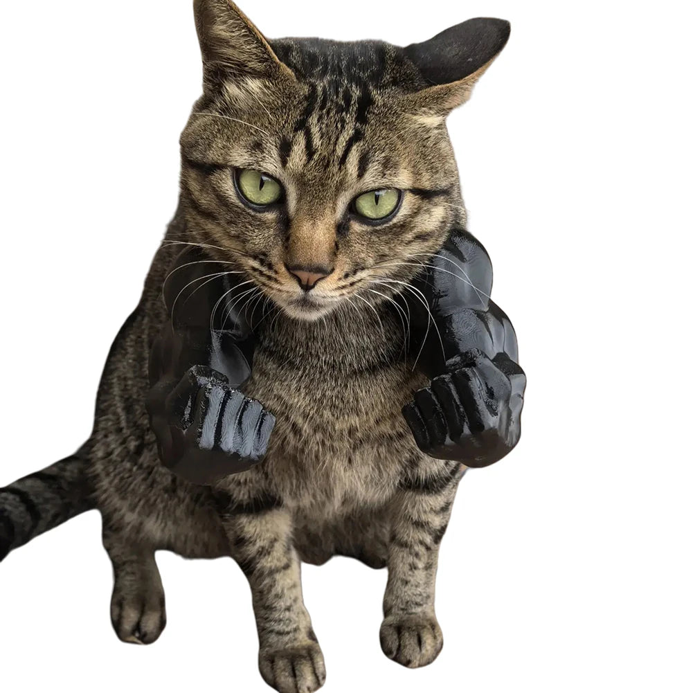 Bras musculaire imprimé en 3D. Cosplay pour chat