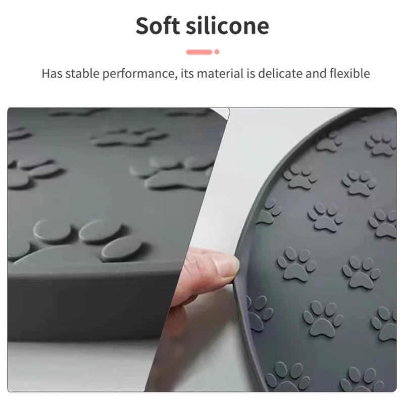 Tapis de nourriture pour chat et chien