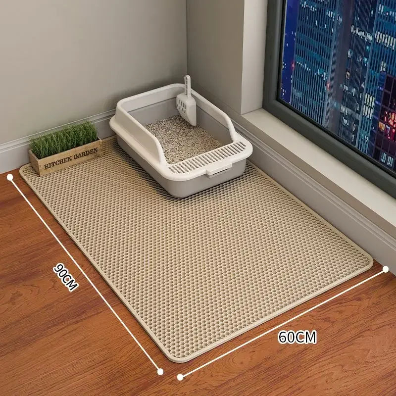 Tapis de litière pour chat