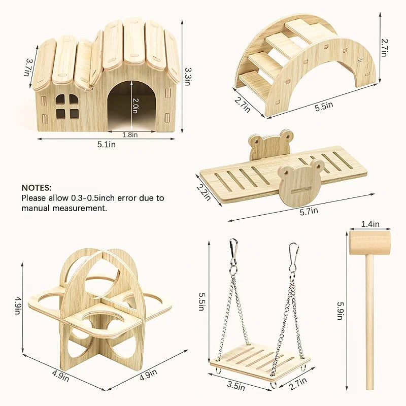 Accessoires pour cage à petit rongeur