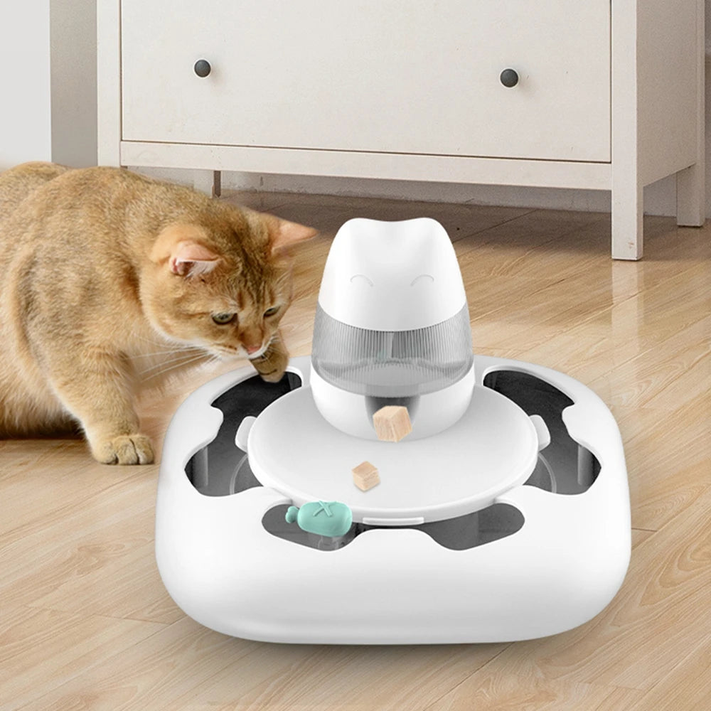 jouet interactif,distributeur automatique de nourriture pour chat