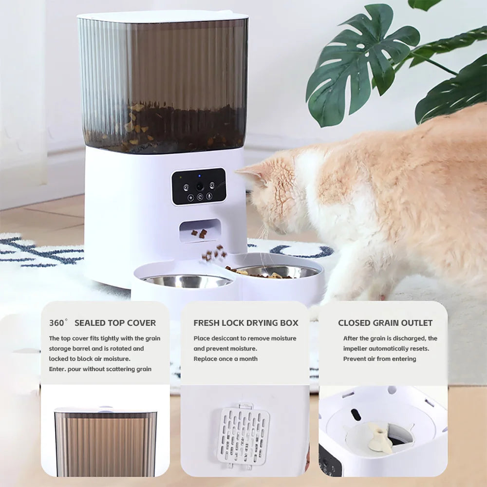 5L Distributeur intelligent de nourriture pour animaux de compagnie