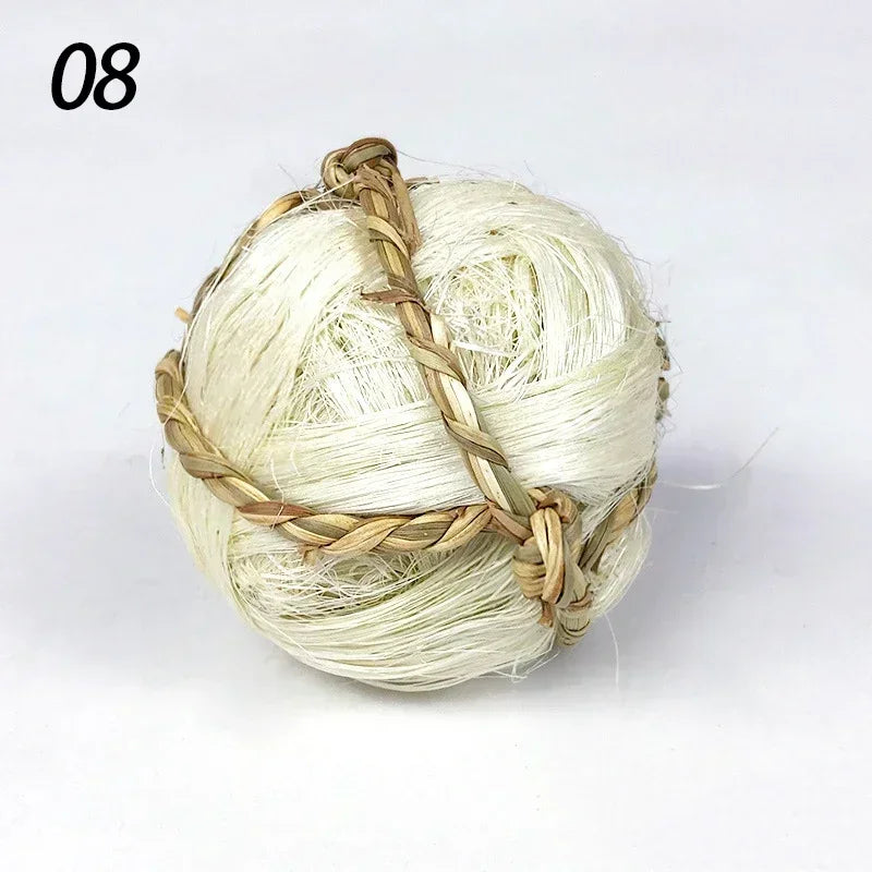 Balle tressée à mâcher en rotin, jouets d'activité pour petits rongeurs