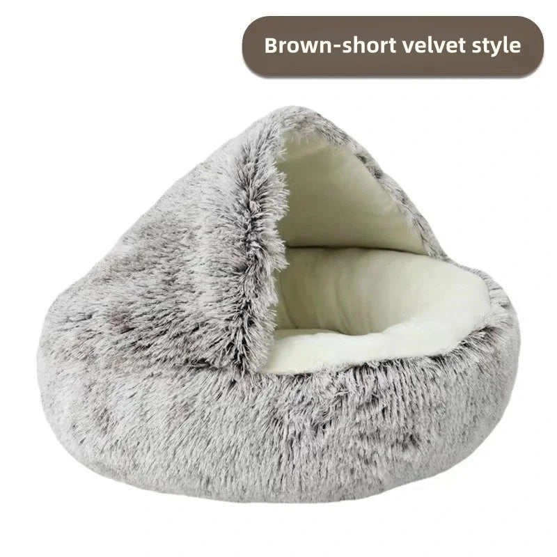 Coussin-lit doux et moelleux pour animaux de compagnie