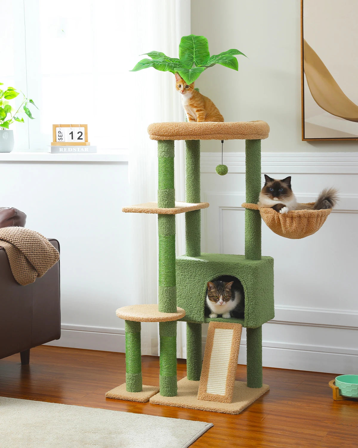 Grand arbre à chat pour griffoirs d'intérieur pour chat