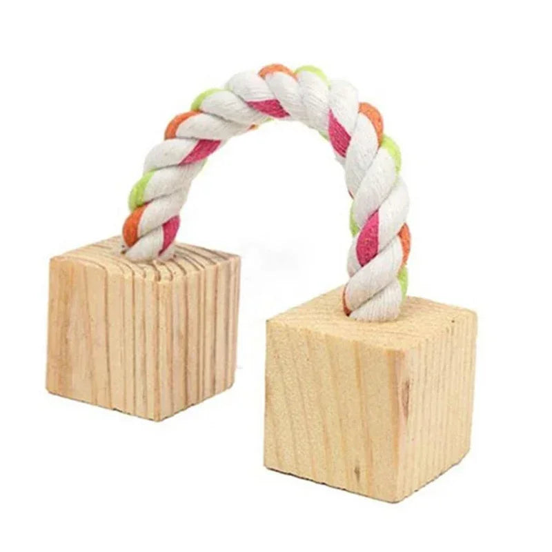 Jouets pour rongeur en bois, jouet au choix.