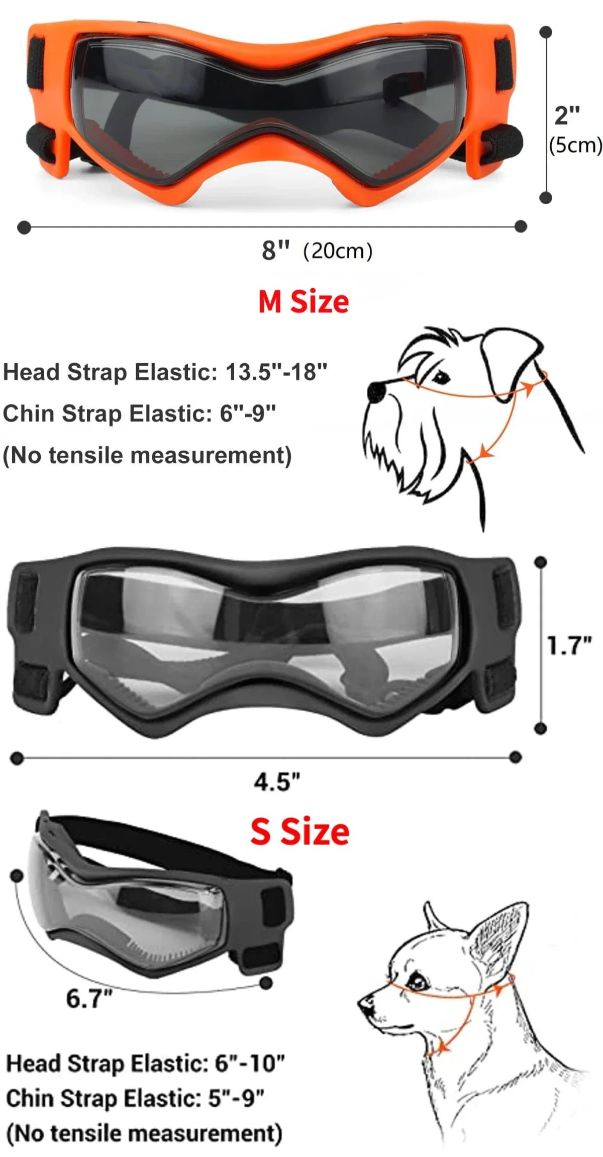 Lunettes de protection pour chien ATUBAN