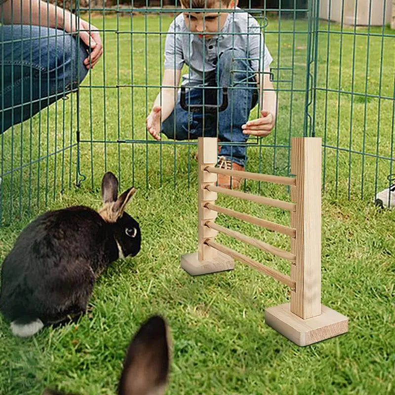 jeu d'obstacle en bois