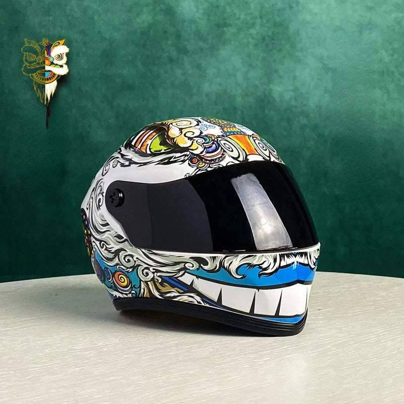 Casque de moto pour animaux de compagnie