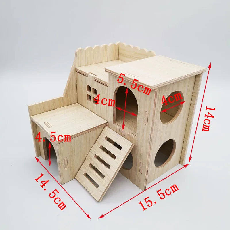 Maisons en bois à construire pour cage à rongeur