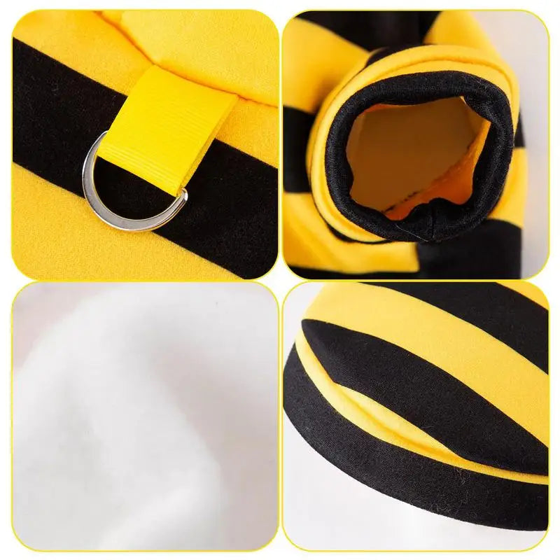 Costume d'abeille pour chat et petit chien