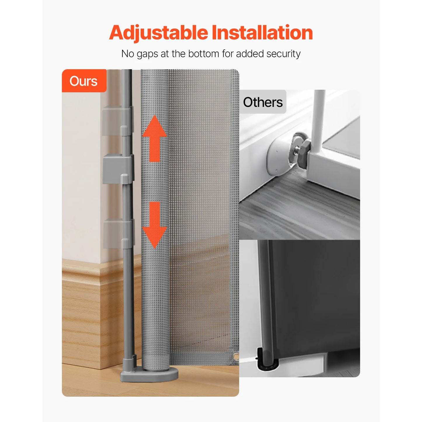 Barrière rétractable pour animaux de compagnie