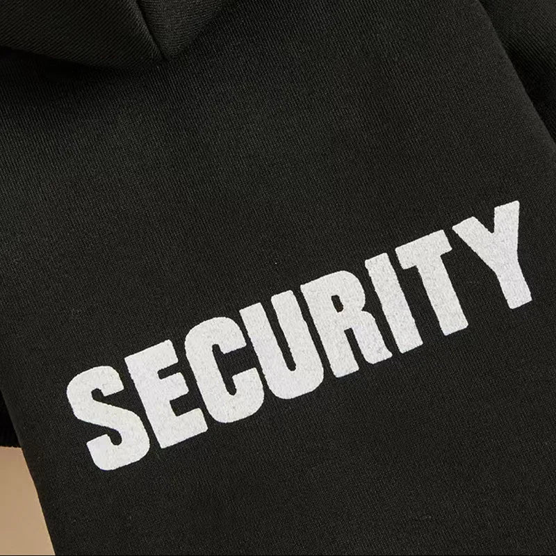 Pull Security style streatwear pour animaux de compagnie